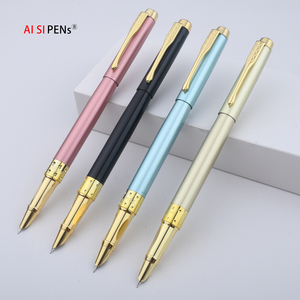 <span class=keywords><strong>Stylo</strong></span> plume pour étudiant avec cartouche d'encre, pointe en acier inoxydable, <span class=keywords><strong>calligraphie</strong></span> métallique, emballage détaché - Product Image 1