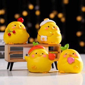 Figurita de pollo linda con forma de animal, regalo de cumpleaños impermeable para niños, novedades para fiestas, estilo 1 - Product Image 1