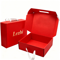Benutzer definierte große Papp schachtel Hoodies Kleidung Hut Schuh verpackung Wellpappe Versand Senden Rosa Verpackungs schachteln für die Verpackung