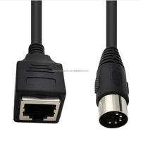 Midi 5-polige Din-Buchse auf RJ45 8 P8C Adapter kabel