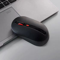 Souris sans fil silencieuse Miiiw - Souris de jeu sans fil USB 2,4 GHz avec DPI réglable, rétroéclairage RVB, design ergonomique pour ordinateur portable/bureau