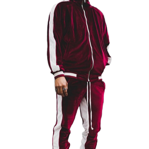 ชุดวิ่ง2025ฤดูหนาวสำหรับผู้ชายชุดสองชิ้นแบบซิป S-5XL เข้ารูปพอดีตัวขนาดใหญ่พิเศษพิมพ์ลายพื้น - Product Image 4