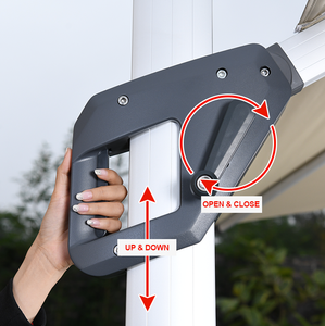 Sombrilla Parasol de 10 Pies para Jardín y Playa, Carpa Comercial para Lluvia con Logotipo Personalizado Impreso - Product Image 4