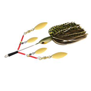 Nuovo Arrivo TGD: Esca da Pesca 27g 13cm con Gonna a Barba, Esca con Paillettes, Buzzbait, Wobbler, Chatter per Football Jig Blades Pesca - Product Image 2