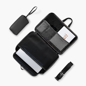 Tùy Chỉnh Mô Hình Logo Quakeproof Mèo Đen Phim Hoạt Hình Nhân Vật Kinh Doanh Công Suất Lớn Xách Tay Túi Xách Trọng Lượng Nhẹ Nylon Trường Hợp - Product Image 3