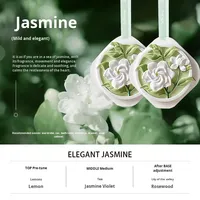 Plâtre d'aromathérapie à double usage pour voiture et armoire |   Parfum de gardénia sauvage de montagne |   Diffuseur d'odeurs et de parfums longue durée