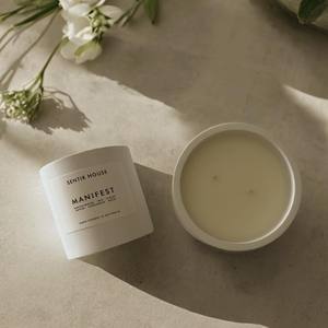 AIKUN Long Burning Ceramics <b>Cup</b> Custom Label Aroma Candles for Bedroom Ambience Nighttime Relaxation Experience - Product Image 3