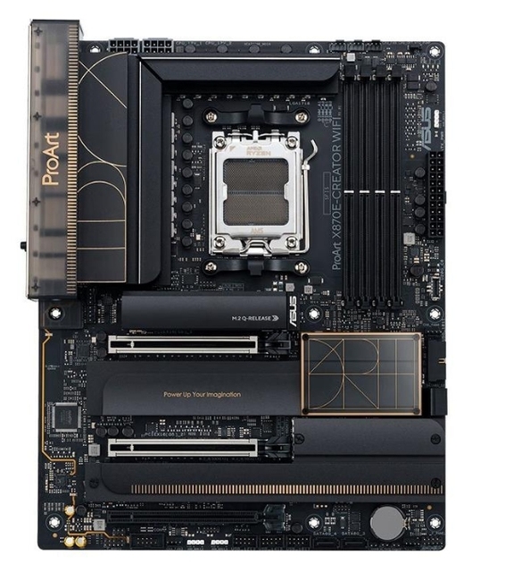 New Arrival AS-US Gaming Motherboard PROART X870E-CREATOR WIFI 4xDIMM DDR5 192GB AMD Socket AM5 Support R9000 R8000 R7000