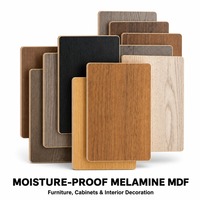 Panneaux de fibres à densité moyenne en mélamine, de qualité 1 E0/E1, modernes, écologiques, résistants à l'humidité, pour meubles