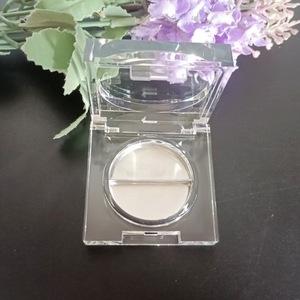 ตลับแป้งโปร่งแสงทรงสี่เหลี่ยม ขนาด 28.5 มม. แบบรูเดียว สำหรับใส่แป้งอัดแข็ง คอนซีลเลอร์ อายแชโดว์ บลัชออน - Product Image 4