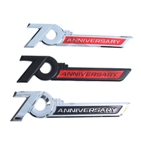 Emblema Posteriore 3D in Lega di Zinco per 70° Anniversario Auto, per Land Cruiser LC200/LC300/Prado/Roraima, Garanzia 1 Anno
