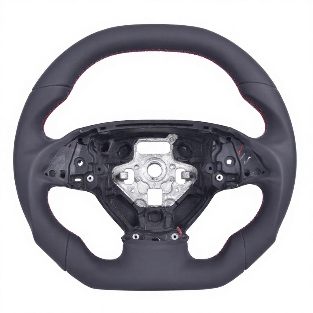 Volant entièrement en cuir