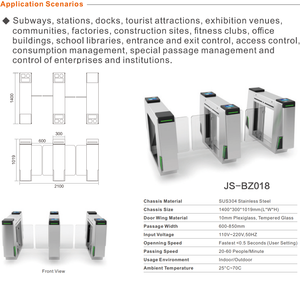 Barrière tourniquet anti-encallement en métal personnalisable Mingxu pour les attractions touristiques - Product Image 2