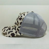 Personnalisé canard Camo 5 panneau camionneur maille chapeau 112PFP forme vieux canard Camo camionneur chasse chapeau blanc camionneur casquette Gorras