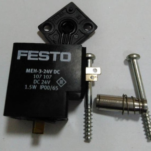 Bobine électromagnétique Festo MEH-3-24V DC 1.5W IP00/65 pour vannes de régulation - Product Image 1