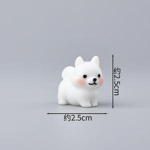 Adorno de Resina 3D para Escritorio, Miniatura de Perro de Simulación, Accesorio de Joyería y Manualidades - Product Image 5