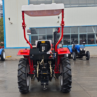 SHANDONG QILU CE EPA traktor pertanian mesin 4wd 4x4 25 hp traktor pertanian untuk AS Kanada