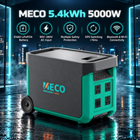 Générateur solaire Meco 5,4 kWh, charge solaire MPPT, alimentation de secours pour la maison et les applications agricoles