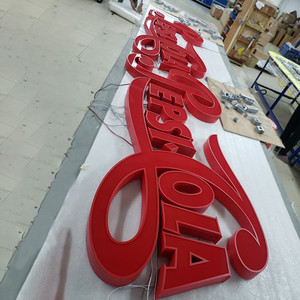 Carteles al aire libre con letras led, proveedor de fábrica, impermeable, tienda iluminada 3d, letreros de <span class=keywords><strong>cocacola</strong></span> - Product Image 6