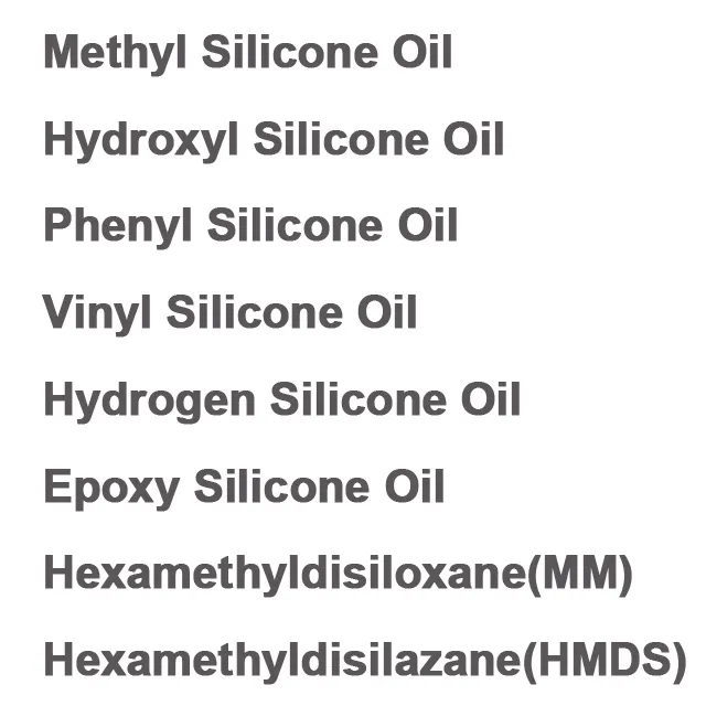 Führender Hersteller von IOTA-Silikonöl, Vinyls ilikonöl, Wasserstoff silikonöl und Hydroxyl silikonöl