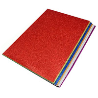 Papier artisanal en mousse EVA pailletée A4, 10 feuilles, couleurs assorties, pour projets de bricolage, scrapbooking, cartes cadeaux, artisanat, décoration de fête
