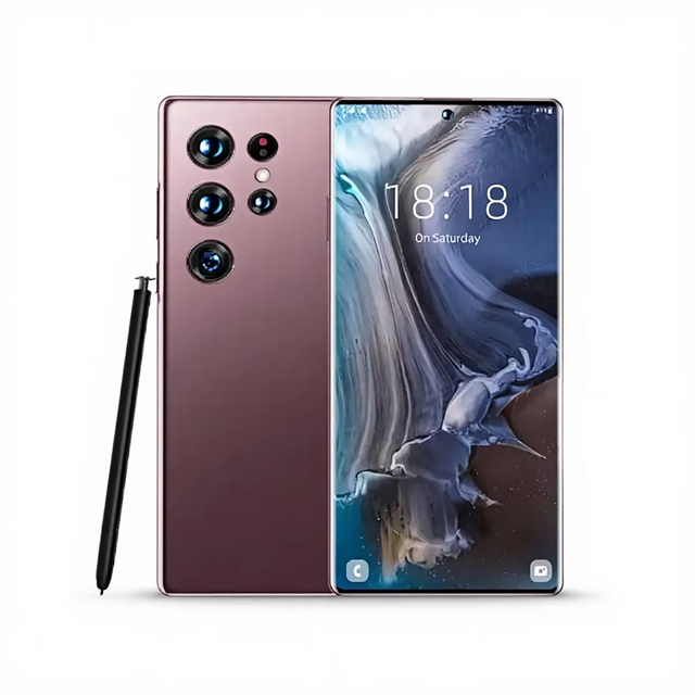 Large Battery S22 ULTRA Original 16GB+1TB 48MP+72MP 5000 MAh Smartphones Unlocked Android 12 Cell Phone Smart Dual Sim 5G Phones