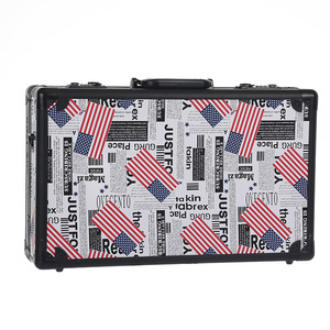 Valise de coiffeur créative en gros, valise de beauté et de maquillage, boîte à outils de grande capacité, boîte de rangement portable pour ciseaux - Product Image 5