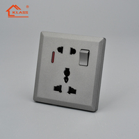 Interruptor de botón pulsador de panel grande de material PC, diseño popular, 20A 32A 45A, para aire acondicionado, calentador de agua, soplador y cocina