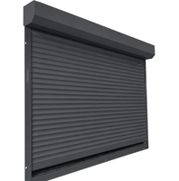 Fenêtre à volet roulant électrique intelligent en aluminium, isolation phonique, résistance aux UV, isolation thermique, fenêtre à persiennes