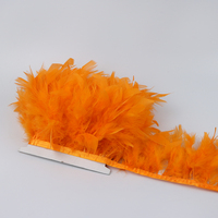 Vente en gros de franges en plumes de dinde teintes en 43 couleurs pour l'artisanat, les costumes de mariage, la décoration, la chandelle