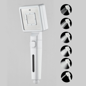 Múltiples configuraciones de pulverización aquacare de alta presión 6 modos de mano Cabezal de ducha de lluvia de mano con chorros de masaje - Product Image 2