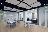 Techo Decorativo Moderno Resistente al Fuego, Reforzado con Fibra de Vidrio, Impermeable, Ecológico, Insonorizante, para Hoteles y Escuelas