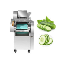 Machine de découpe de légumes à rayures pour patates douces malaisiennes, coupe en cube d'oignon, trancheur de légumes à racines, prix de la machine