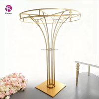 Grands centres de table, support doré pour arbre à fleurs, 8 pieds de haut, support à fleurs doré, toile de fond de mariage, décoration de réception, fournitures de fête