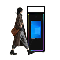 Photomaton dslr station pour selfie photomaton miroir cadre led 70 photomaton instantané kiosque affichage numérique impression photos