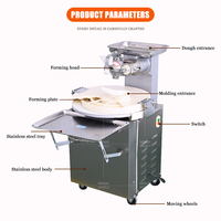Machine commerciale de portionnement et de façonnage de pâte, machine à boulettes de pâte pour la transformation des pâtes
