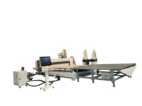 Meilleur routeur CNC de Chine avec système de chargement automatique, routeur CNC de nesting avec chargement automatique pour panneaux de meubles et table de chargement