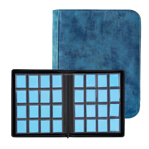 Suit Cards in 3x 4'' Toploader Double-Sided Pockets <strong>Pokemoned</strong> 640 TopLoaders 16 Pockets Top Loader <strong>Binder</strong> - Product Image 1