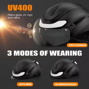 Casco de bicicleta recargable por Usb con casco ligero para bicicleta con luz Led casco de bicicleta de ciclismo con luz trasera - Product Image 6