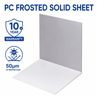Fabricant Vérifié, Matériau 100% Vierge, Plaque de Polycarbonate Dépolie 6mm 10mm pour Ferme, Pépinière et Usage Commercial