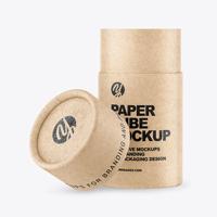 Emballages en papier pour cosmétiques recyclables avec logo personnalisé, tubes en papier biodégradables pour thé, café, cosmétiques, huiles essentielles