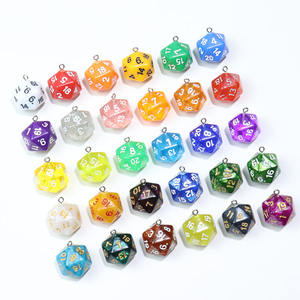 Etiqueta de viaje de <span class=keywords><strong>dados</strong></span> de acrílico de 20mm personalizada-colgante de llavero de color, adecuado para la fabricación de joyas DIY y suministro de regalo de fiesta masiva - Product Image 4