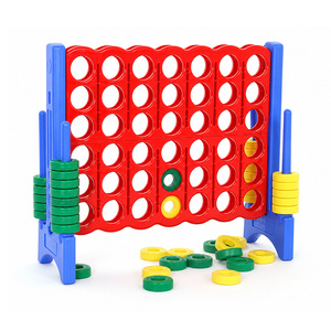 Set Gigante Quattro in Fila, Gioco <span class=keywords><strong>Connect</strong></span> <span class=keywords><strong>Four</strong></span> Oversize con Anelli, Gioco da Tavolo per Famiglie da Interno ed Esterno, Ottimo Regalo per Bambini - Product Image 1