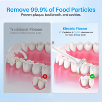 Limpiador Dental Eléctrico Inalámbrico con Carga Inalámbrica, 3 Modos, Raspador de Lengua Sónico, Resistente al Agua IPX7, 60 Días de Duración de la Batería, Portátil
