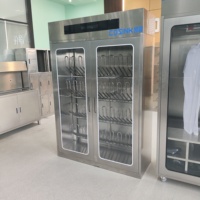 Séchoir à bottes Henger en acier inoxydable 304 avec désinfection à l'ozone, couverture 10-50, pour usine alimentaire et hôpital