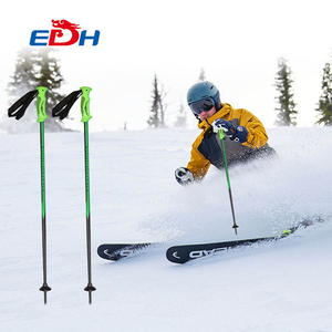 Bâtons <span class=keywords><strong>de</strong></span> <span class=keywords><strong>ski</strong></span> rétractable, pôle en alliage d'aluminium anti-choc, modèle nordique, pour le <span class=keywords><strong>ski</strong></span>, en plein air - Product Image 1