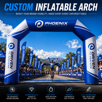 Arche gonflable étanche personnalisée CATC avec logo, pour marathon, cyclisme, publicité sportive, promotion d'événements
