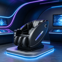 Fauteuil de massage à paiement en libre-service VCT-B02E, chargeur USB à large plage de tension, massage par airbag pour les épaules et les jambes