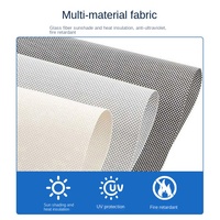 Stores enrouleurs modernes en bambou, électriques, coupe-vent, imperméables, pour l'intérieur et l'extérieur, protection solaire, isolation thermique, pour la maison