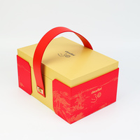 Boîte cadeau en papier de qualité alimentaire pour desserts, boîte à pâtisserie pour gâteaux de lune, boîte à desserts personnalisée avec logo, boîte à biscuits, emballage pour pâtisseries et friandises
